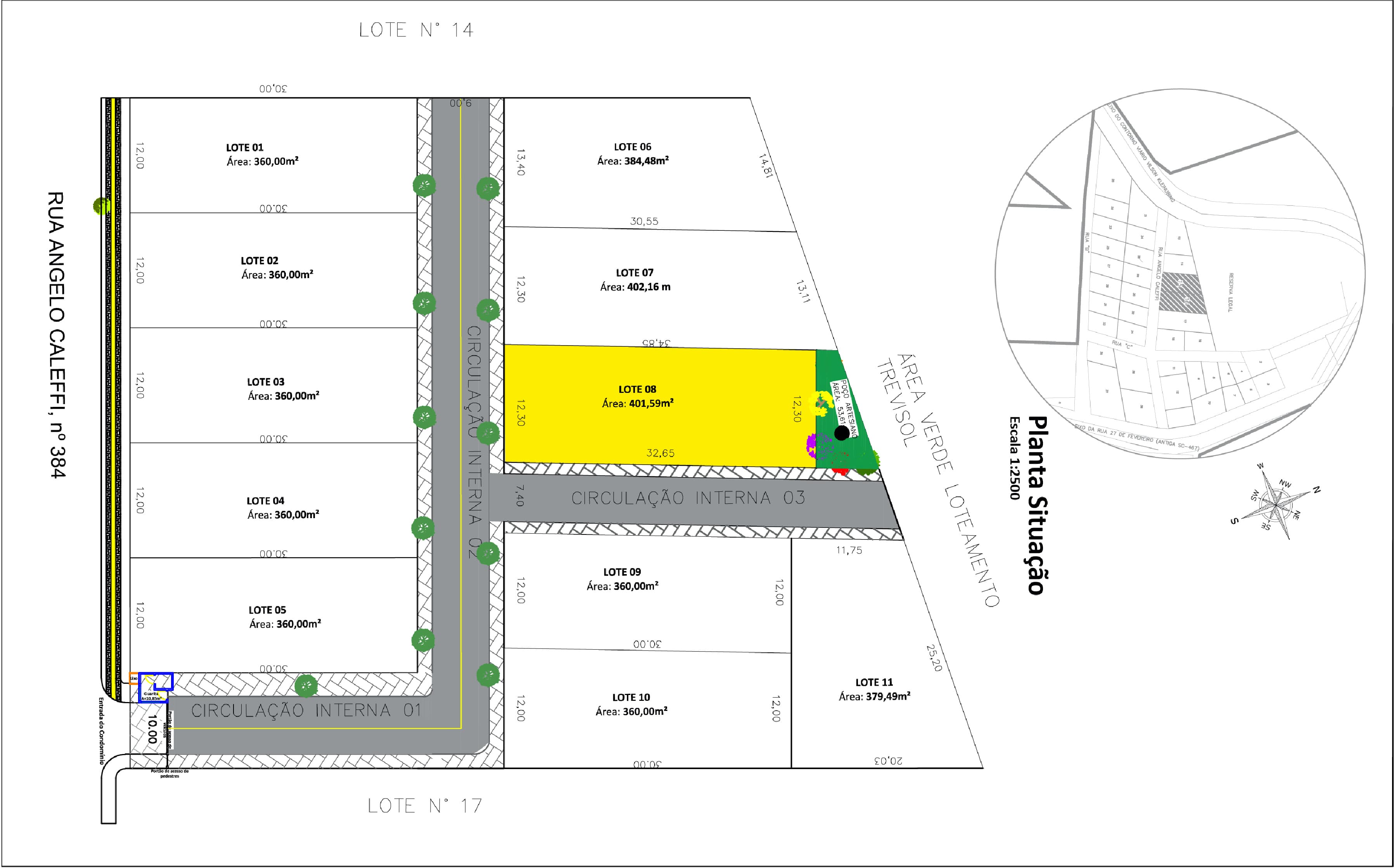 Mapa do CONDOMÍNIO GARDEN
